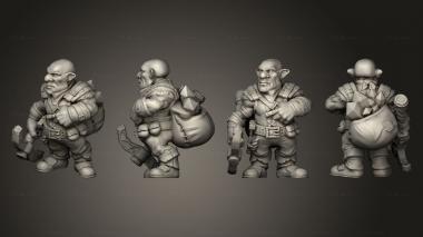 Military figurines DEEP GNOME 3d model