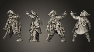 Military figurines Deep Sea Tales Godoy Old Bucaneer 3d model