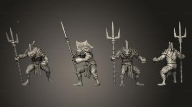 Military figurines Deepfin Monstrosity 006 3d model