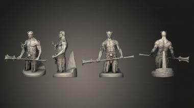 Military figurines demon brute 3d model