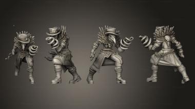 Military figurines Demon Hunter 05 3d model
