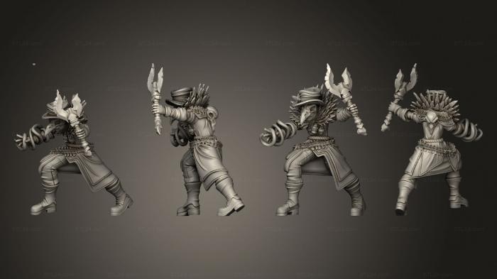 Military figurines (Demon Hunter 07, STKW_5056) 3D models for cnc