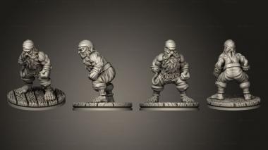 Military figurines Demon Touched Female Cutlass 003 3d model