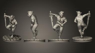 Military figurines Demon Touched Female Cutlass 006 3d model