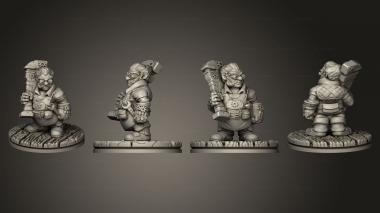 Military figurines Demon Touched Female Cutlass 010 3d model