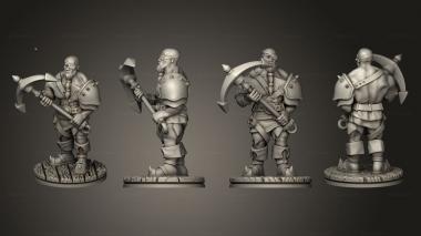 Military figurines Demon Touched Female Cutlass 011 3d model