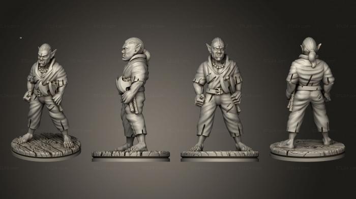 Military figurines (Demon Touched Female Cutlass 012, STKW_5075) 3D models for cnc