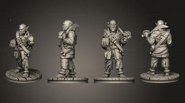 Military figurines Demon Touched Female Cutlass 013 3d model