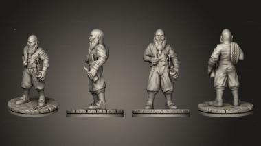 Military figurines Demon Touched Female Cutlass 015 3d model