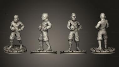 Military figurines Demon Touched Female Cutlass 020 3d model