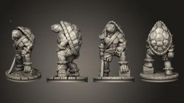Military figurines Demon Touched Female Cutlass 027 3d model