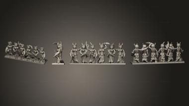 Military figurines Demon Troop 01 3d model