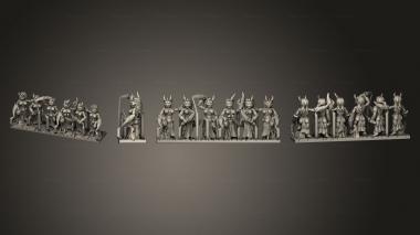 Military figurines Demon Troop 04 3d model