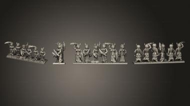 Military figurines Demon Troop 07 3d model