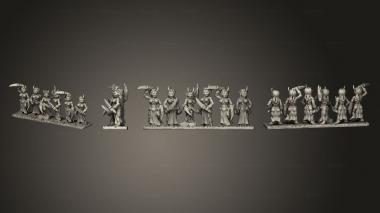 Military figurines Demon Troop 08 3d model