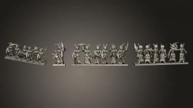 Military figurines Demon Troop 09 3d model