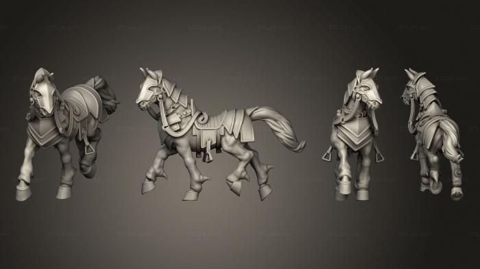Military figurines (Demonic Horse Large, STKW_5102) 3D models for cnc