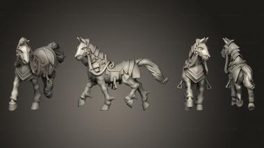 Military figurines Demonic Horse Large 3d model