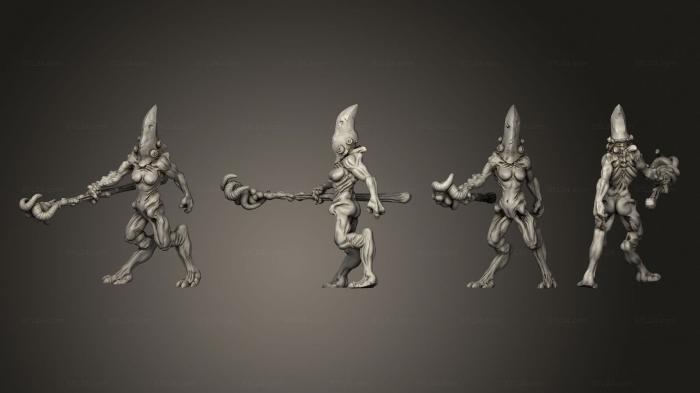 Military figurines (Demonic Warden, STKW_5104) 3D models for cnc