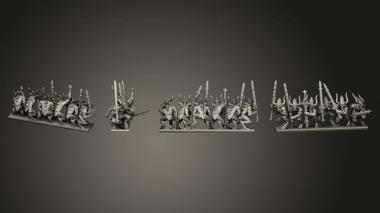 Military figurines Demons 3 3d model