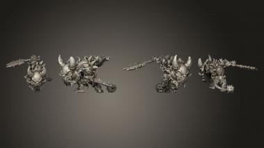 Military figurines Depths of Hell Azgaan A 3d model