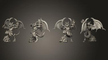 Military figurines Depths of Hell Jizor Minion A 3d model