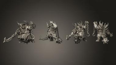 Military figurines Depths of Hell Ongroth A 3d model