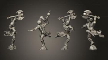 Military figurines Desert Exiled 01 3d model