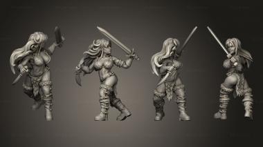 Military figurines Desert Hunter 01 3d model
