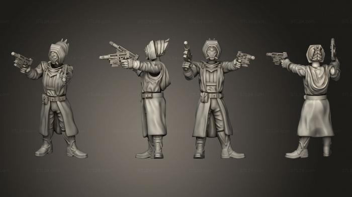 Military figurines (Desert syndicate 01, STKW_5134) 3D models for cnc
