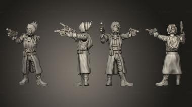 Military figurines Desert syndicate 01 3d model