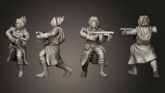 Military figurines (Desert syndicate 03, STKW_5136) 3D models for cnc