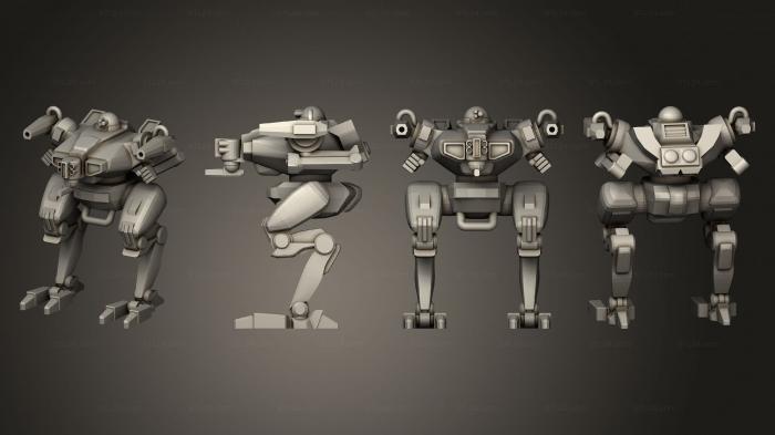 Military figurines (Dhole neutral lasers 001, STKW_5146) 3D models for cnc