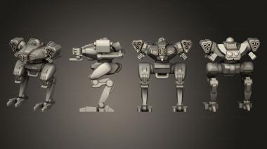Military figurines Dhole neutral lasers 002 3d model