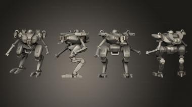 Military figurines Dhole neutral lasers 003 3d model