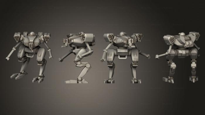 Military figurines (Dhole neutral lasers 004, STKW_5149) 3D models for cnc