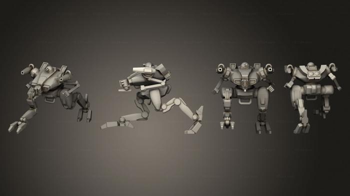 Military figurines (Dhole neutral lasers 005, STKW_5150) 3D models for cnc