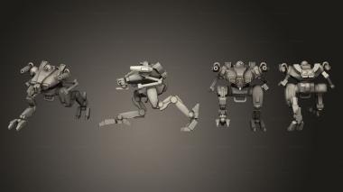 Military figurines Dhole neutral lasers 005 3d model