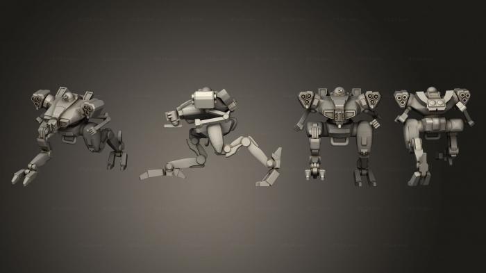 Military figurines (Dhole neutral lasers 006, STKW_5151) 3D models for cnc