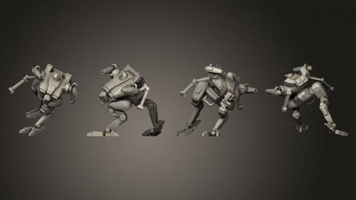 Military figurines (Dhole neutral lasers 007, STKW_5152) 3D models for cnc
