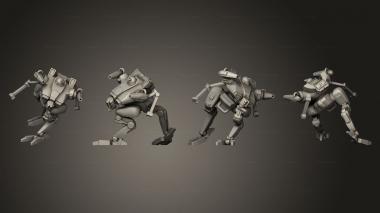 Military figurines Dhole neutral lasers 007 3d model