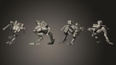 Military figurines Dhole neutral lasers 008 3d model