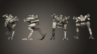 Military figurines Dhole neutral lasers 009 3d model