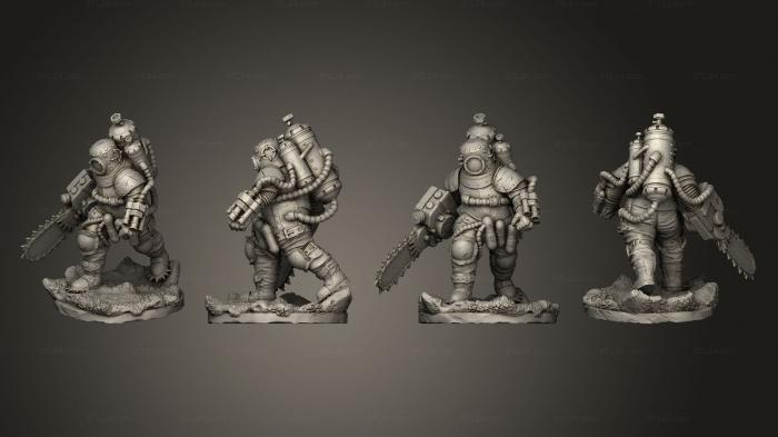 Military figurines (Diggers Base 3, STKW_5169) 3D models for cnc