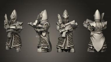 Military figurines dire elf crossbow 2 3d model