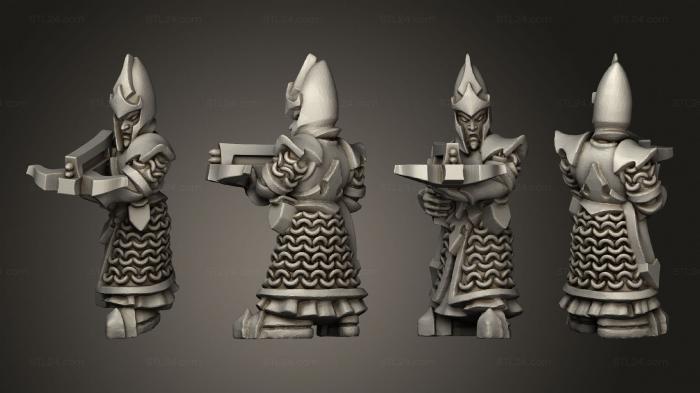 Military figurines (dire elf crossbow 6, STKW_5177) 3D models for cnc