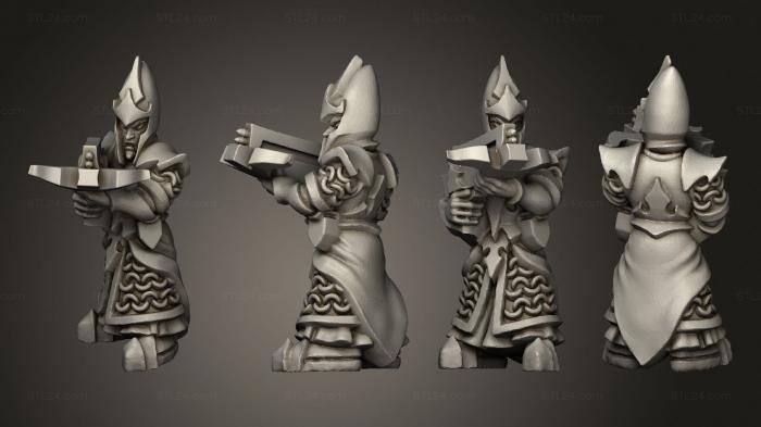 Military figurines (dire elf crossbow 7, STKW_5178) 3D models for cnc