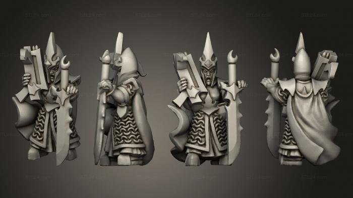 Military figurines (dire elf crossbow champion 1, STKW_5188) 3D models for cnc