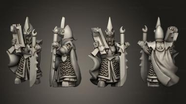 Military figurines dire elf crossbow champion 1 3d model