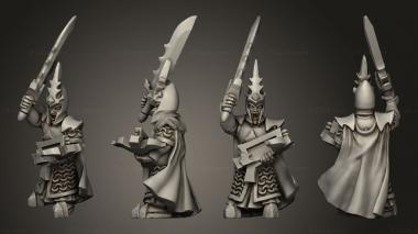 Military figurines dire elf crossbow champion 2 3d model